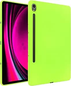 for Samsung Galaxy Tab S9/S10 11 inch Tablet Case,Slim Soft TPU Back Shockproof Skin Anti-Scratch Silicone Protective Cover,Light Green